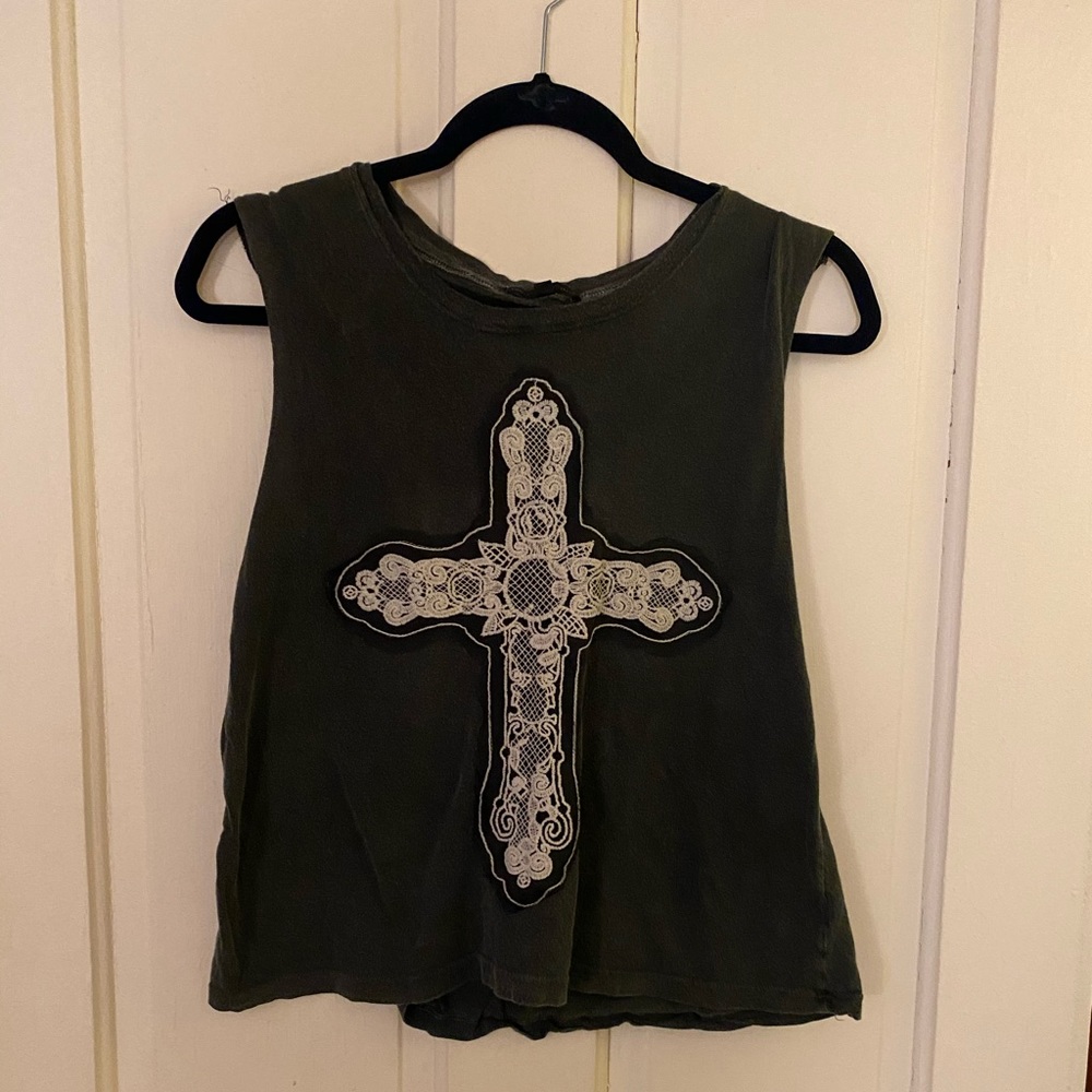 Cross tank top